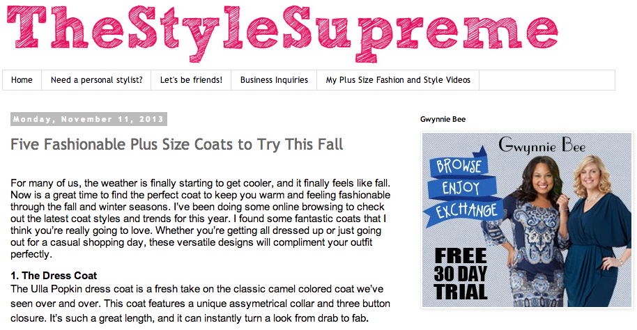 The Style Supreme blog